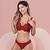 12Peças Lingerie Conjunto Com Aro Com Renda e Bojo Calcinha Tanga 6681 Cores e tamanhos variados